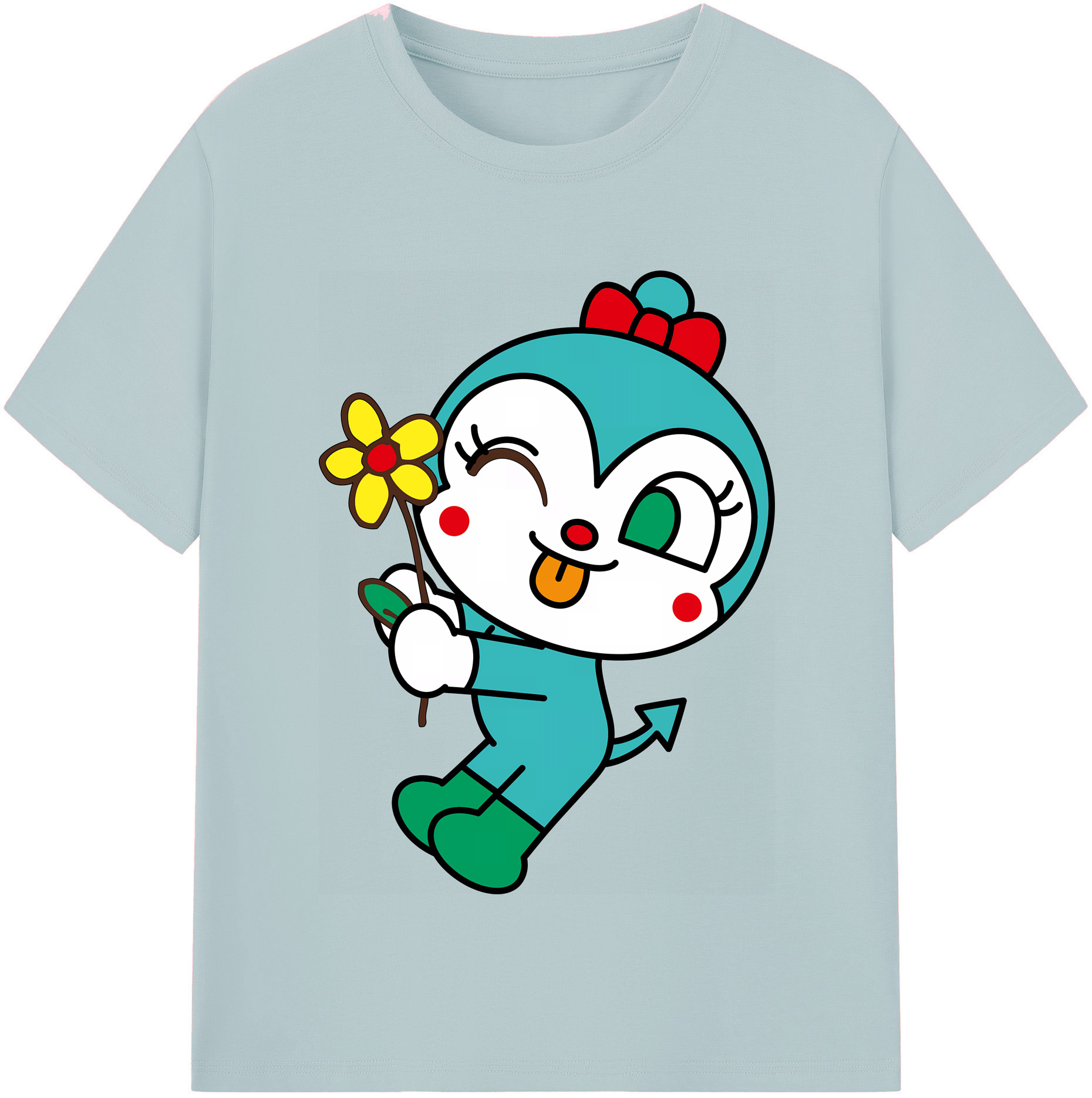 （画像用） アンパンマン Anpanman 綿100％半袖Tシャツ（フロントプリント）